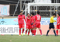 【明治安田Ｊ３ 第4節 秋田vsYS横浜】決勝ゴールでチームを勝利に導いた平間（YS横浜）（1/2）