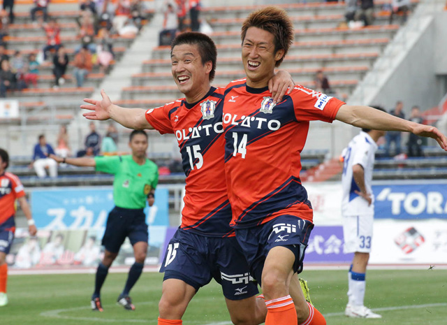  【明治安田Ｊ２ 第6節 愛媛vs大分】貴重な追加点を決めた玉林（愛媛 #14）（2/3）