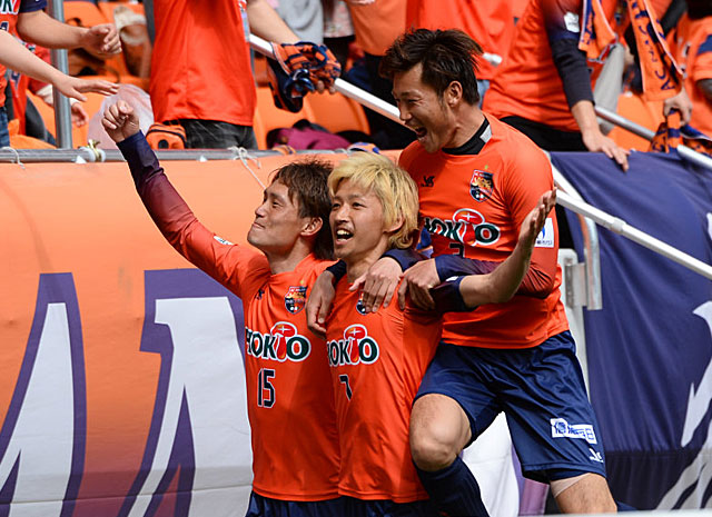 【明治安田Ｊ３ 第4節 長野vs琉球】56分に今季2点目となるゴールで追加点を奪った佐藤（長野）（2/2）