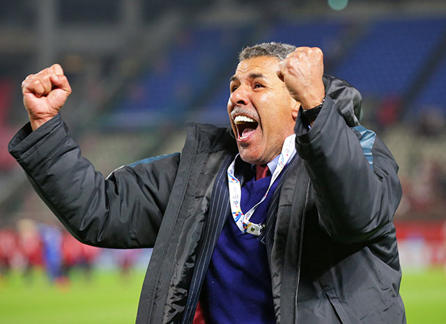 【ＡＣＬ２０１５ GS MD4 鹿島vs広州恒大】劇的勝利に喜びを爆発させたトニーニョ セレーゾ監督（鹿島）（9/10）