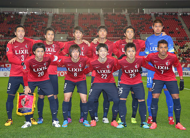 【ＡＣＬ２０１５ GS MD4 鹿島vs広州恒大】鹿島のスターティングイレブン（2/10）