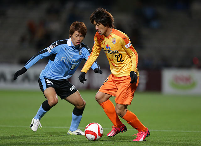 【ＹＮＣ 予選リーグ 第3節 清水vs川崎Ｆ】2本のシュートを放ち、気を吐いた枝村（清水）（3/5）