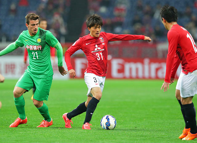 【ＡＣＬ２０１５ GS MD4 浦和vs北京国安】CKから同点ゴールをアシストした高木（浦和）（8/10）