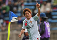 【明治安田Ｊ２ 第7節 京都vs長崎】2ゴールで勝利の立役者となった木村（長崎）（1/3）