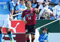 【明治安田Ｊ２ 第7節 磐田vs岡山】古巣から先制点を奪取した押谷（岡山）（1/3）