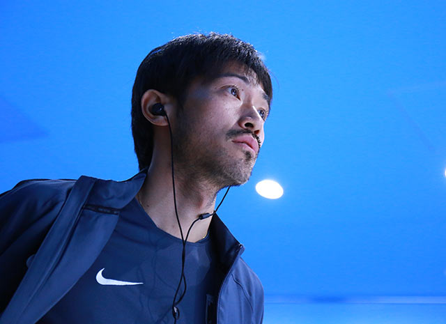 【明治安田Ｊ１ １ｓｔ 第5節 川崎Ｆvs浦和】試合に向けて集中を高める阿部（浦和）（2/15）