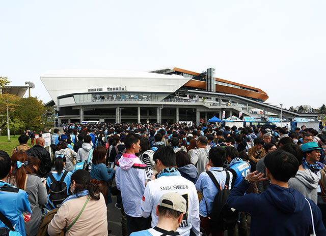 【明治安田Ｊ１ １ｓｔ 第5節 川崎Ｆvs浦和】試合が行われる等々力陸上競技場（6/15）