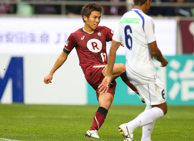 【明治安田Ｊ１ １ｓｔ 第5節 神戸vs甲府】ダメ押しとなる4点目を決めた小川（神戸）（3/5）