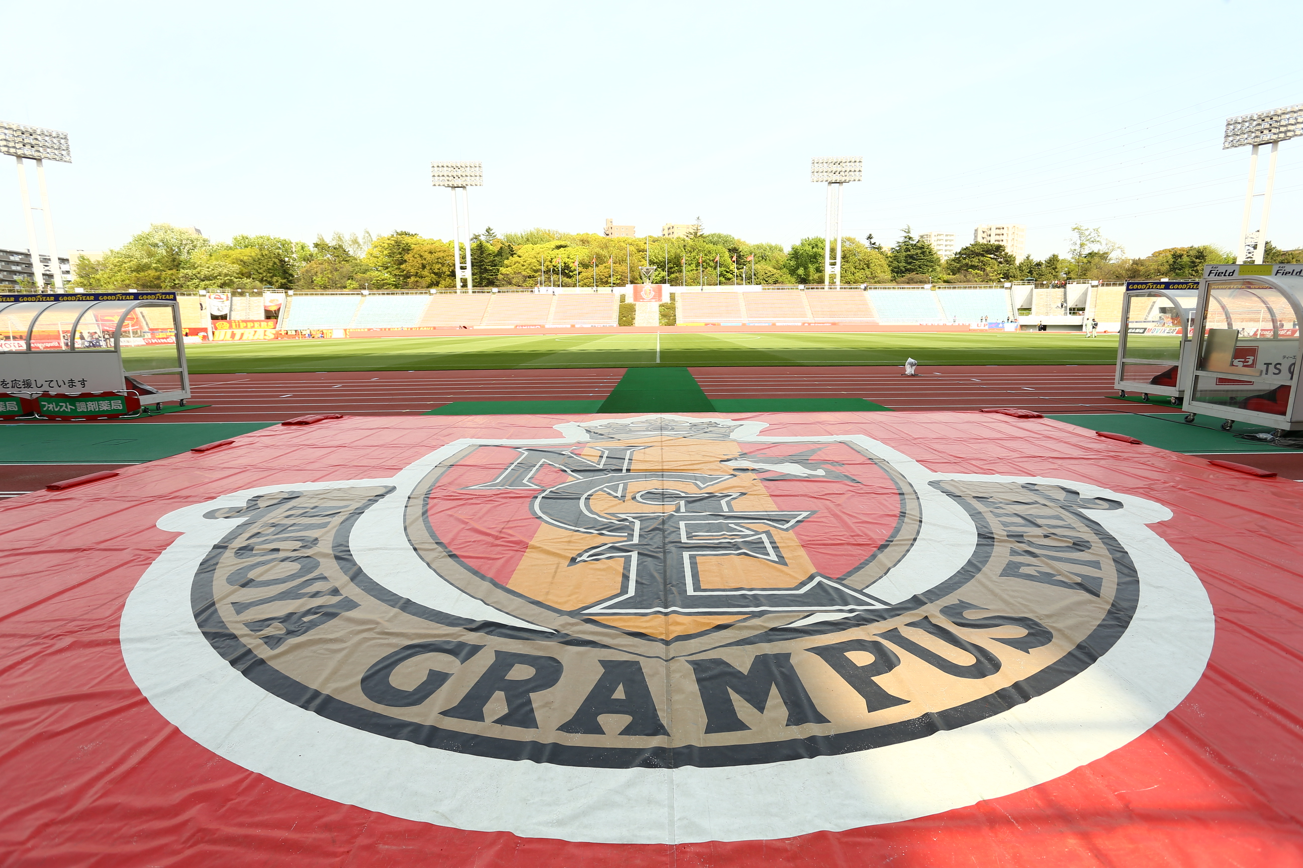【明治安田Ｊ１ １ｓｔ 第6節 名古屋vs清水】試合が行なわれるパロマ瑞穂スタジアム（2/13）