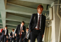 【明治安田Ｊ１ １ｓｔ 第6節 名古屋vs清水】会場に入る平岡（清水）（5/13）