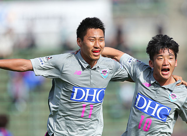 【明治安田Ｊ１ １ｓｔ 第6節 甲府vs鳥栖】この試合2ゴール目を決めた豊田（鳥栖 #11）（3/5）