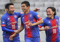 【明治安田Ｊ１ １ｓｔ 第6節 FC東京vs広島】試合開始直後の1分に先制ゴールを決めた武藤（FC東京）（1/5）