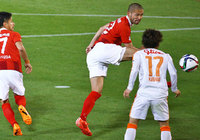 【明治安田Ｊ１ １ｓｔ 第6節 名古屋vs清水】2試合連続となるゴールを頭で押し込んだ川又（名古屋）（12/13）