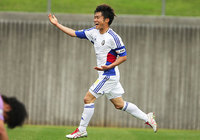 【明治安田Ｊ３ 第6節 藤枝vsJ-22】78分に同点ゴールを決めた途中出場の平岡（J-22）（2/2）