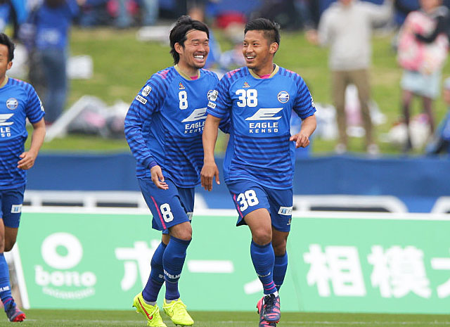 【明治安田Ｊ３ 第6節 相模原vs町田】後半開始早々の48分に1点差に迫るゴールを決めた久木野（町田）（2/2）