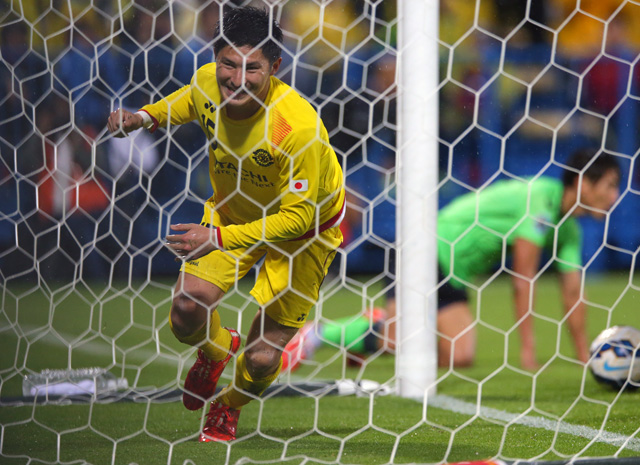 【ＡＣＬ２０１５ GS MD5 柏vs全北現代】この日２点目のゴールを決めた武富（7/10）