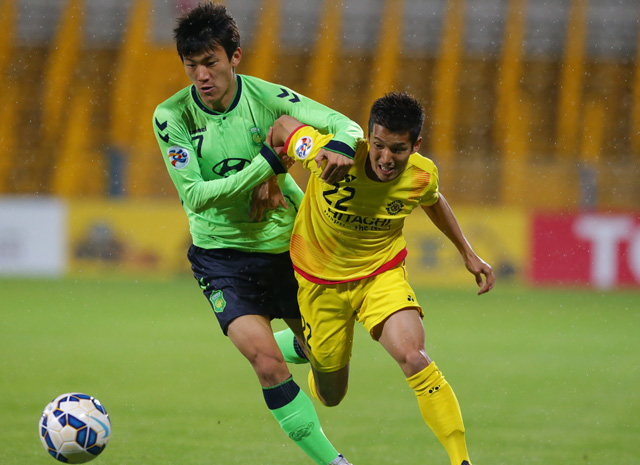 【ＡＣＬ２０１５ GS MD5 柏vs全北現代】先制ゴールをアシストした輪湖（3/10）