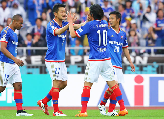 【明治安田Ｊ１ １ｓｔ 第7節 横浜FMvs湘南】ダメ押しの3点目を挙げ、試合を決めた富澤（横浜FM）（4/5）