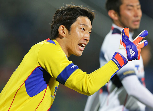 【明治安田Ｊ１ １ｓｔ 第7節 山形vsFC東京】気迫あふれるプレーで無失点に抑えた権田（FC東京）（5/5）