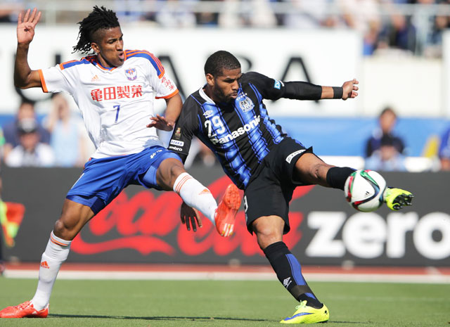 【明治安田Ｊ１ １ｓｔ 第7節 Ｇ大阪vs新潟】途中出場で決勝点を決めたパトリック（Ｇ大阪）（4/5）