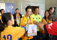 【明治安田Ｊ１ １ｓｔ 第8節 仙台vs鹿島】試合前に行われた、ネパール大地震の支援募金活動（8/15）