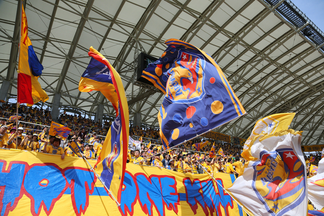 【明治安田Ｊ１ １ｓｔ 第8節 仙台vs鹿島】熱気を帯びた、ホーム仙台のゴール裏（9/15）