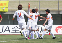 【明治安田Ｊ３ 第8節 福島vs長野】先制点を決め、勝越し点の起点にもなった勝又（長野）（1/2）