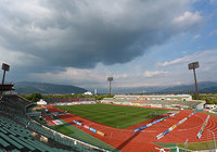 【明治安田Ｊ１ １ｓｔ 第8節 甲府vs浦和】試合会場の山梨中銀スタジアム（1/14）