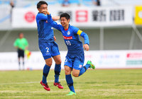 【明治安田Ｊ２ 第10節 水戸vs岡山】豪快な一撃で決勝点を決めた船谷（1/3）