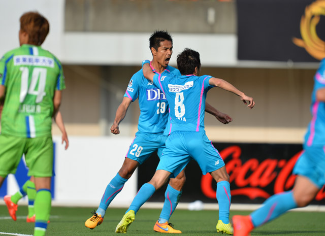 【明治安田Ｊ１ １ｓｔ 第8節 湘南vs鳥栖】同点ゴールを決めた谷口（鳥栖）（2/5）