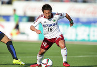 【明治安田Ｊ１ １ｓｔ 第8節 Ｇ大阪vs松本】左サイドからクロスを供給した鐡戸（松本）（4/5）