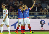 【明治安田Ｊ１ １ｓｔ 第8節 横浜FMvs広島】4分に幸先良く先制点を奪った伊藤（横浜FM）（1/5）