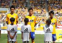 【明治安田Ｊ１ １ｓｔ 第8節 仙台vs鹿島】ネパール地震の犠牲者を悼み、黙祷を実施　(3/4)