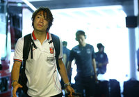 【明治安田Ｊ１ １ｓｔ 第9節 浦和vsＧ大阪】バスから降りて会場入りする梅崎司（浦和）（5/16）