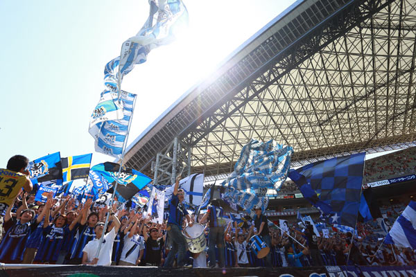 【明治安田Ｊ１ １ｓｔ 第9節 浦和vsＧ大阪】埼玉スタジアム２００２に集ったＧ大阪のファン・サポーター（8/16）