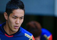 【明治安田Ｊ１ １ｓｔ 第9節 FC東京vs川崎Ｆ】試合に向けて集中する武藤嘉紀（FC東京）（7/15）