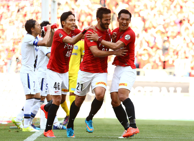 【明治安田Ｊ１ １ｓｔ 第9節 浦和vsＧ大阪】首位攻防戦を制す決勝点を決めたズラタン（浦和）（13/16）