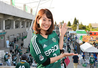 【明治安田Ｊ１ １ｓｔ 第9節 松本vs新潟】Ｊリーグ女子マネ佐藤 美希さんが松本平広域公園総合球技場に来場！（1/7）