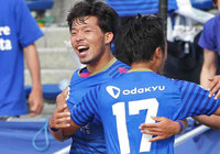 【明治安田Ｊ３ 第9節 町田vs琉球】試合終了直前に値千金の決勝点を決めた鈴木孝（町田）（1/2）