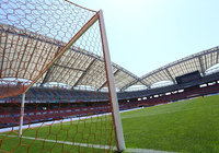 【明治安田Ｊ１ １ｓｔ 第10節 新潟vs山形】試合前のピッチ（3/17）