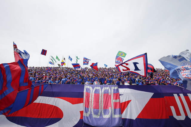 【明治安田Ｊ１ １ｓｔ 第10節 松本vs甲府】スタジアムに集った甲府のファン・サポーター（9/17）