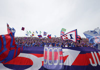 【明治安田Ｊ１ １ｓｔ 第10節 松本vs甲府】スタジアムに集った甲府のファン・サポーター（9/17）