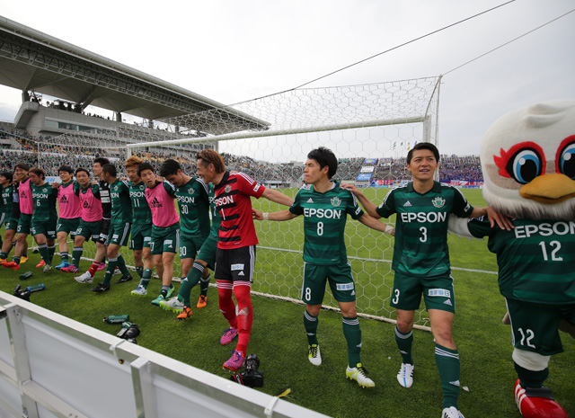 【明治安田Ｊ１ １ｓｔ 第10節 松本vs甲府】連敗ストップの松本、今季3勝目（松本）（17/17）