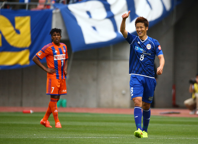 【明治安田Ｊ１ １ｓｔ 第10節 新潟vs山形】CKから頭で決めた林（山形）（14/17）