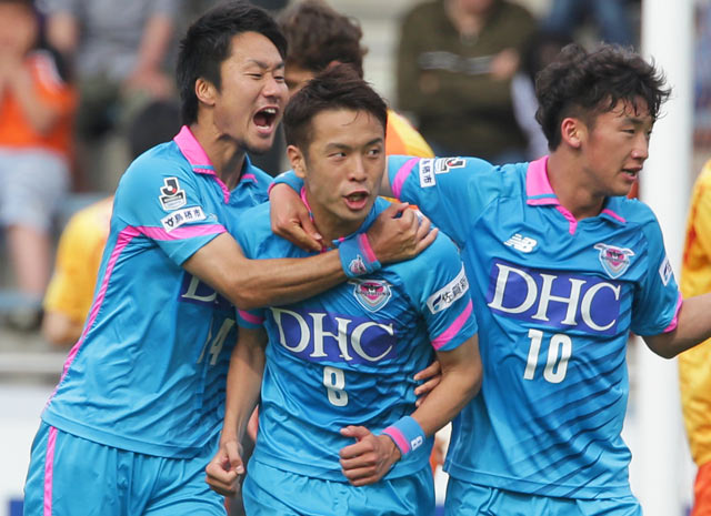 【明治安田Ｊ１ １ｓｔ 第10節 清水vs鳥栖】70分にFKを直接蹴り込んで再度同点とした水沼（鳥栖 #8）（5/5）