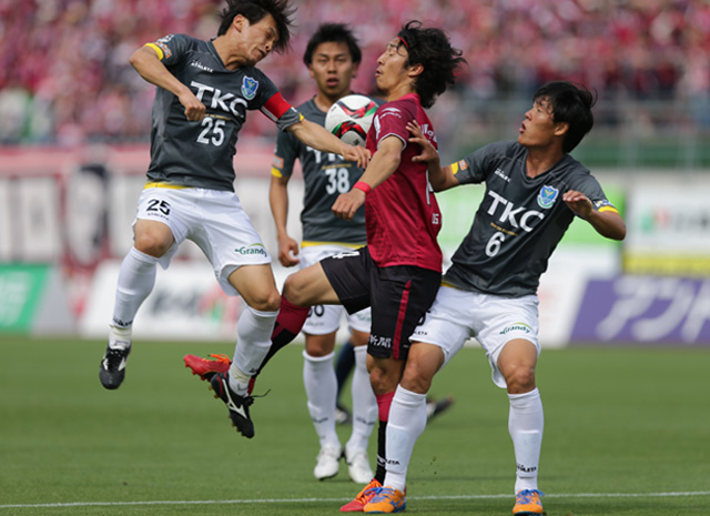 【明治安田Ｊ２ 第12節 岡山vs栃木】厳しいマークの中で3本のシュートを放った押谷（岡山）（3/3）