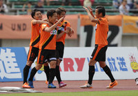 【明治安田Ｊ３ 第10節 山口vs相模原】2ゴールを決め勝利に貢献した得点ランキングトップの島屋（1/2）