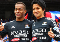 【明治安田Ｊ１ １ｓｔ 第10節 横浜FMvs名古屋】共にゴールを決め、勝利の原動力となったアデミウソンと中町（横浜FM）（5/5）