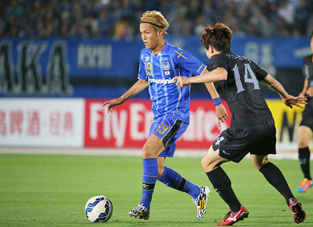 【ＡＣＬ２０１５ GS MD6 Ｇ大阪vs城南】64分に反撃の同点ゴールを決めた宇佐美（Ｇ大阪）（5/10）