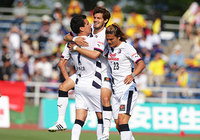 【明治安田Ｊ２ 第13節 北九州vsＣ大阪】ボレーで先制点を決めた長谷川（Ｃ大阪）（1/3）